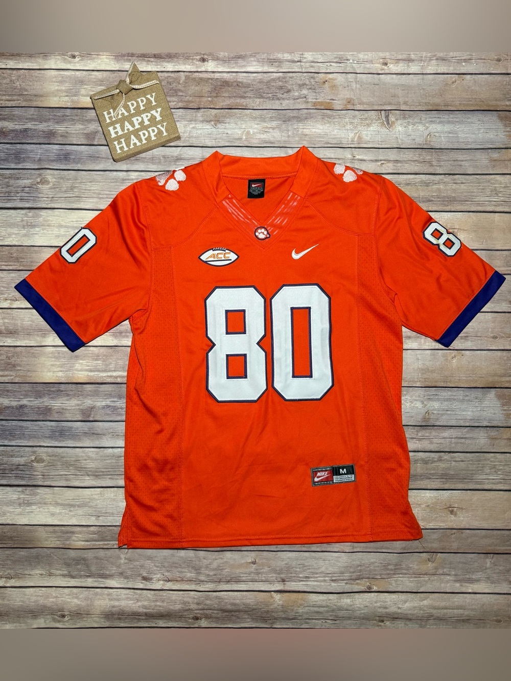 Nike Clemson Tigers Jersey #80 Milan Richard size Medium